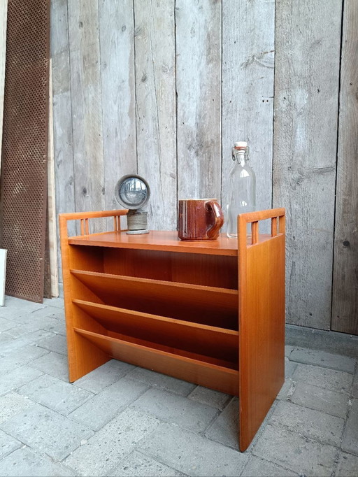 Mid-Century Modern Magazine Rack / Side Table