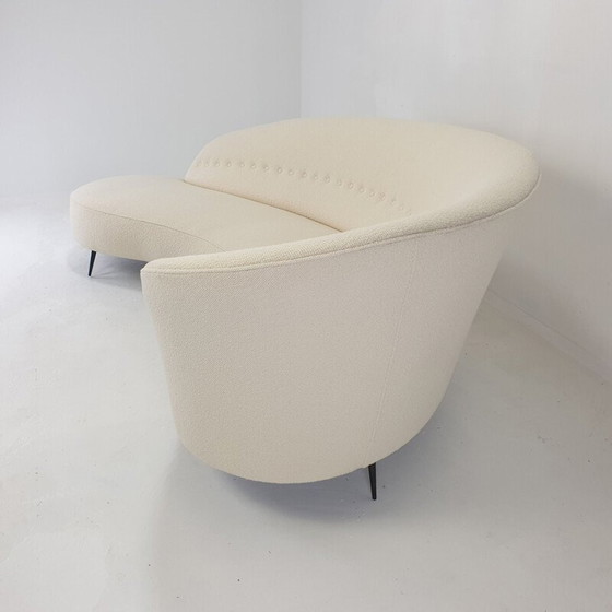 Image 1 of Vintage curved sofa by Federico Munari, Italy 1950s