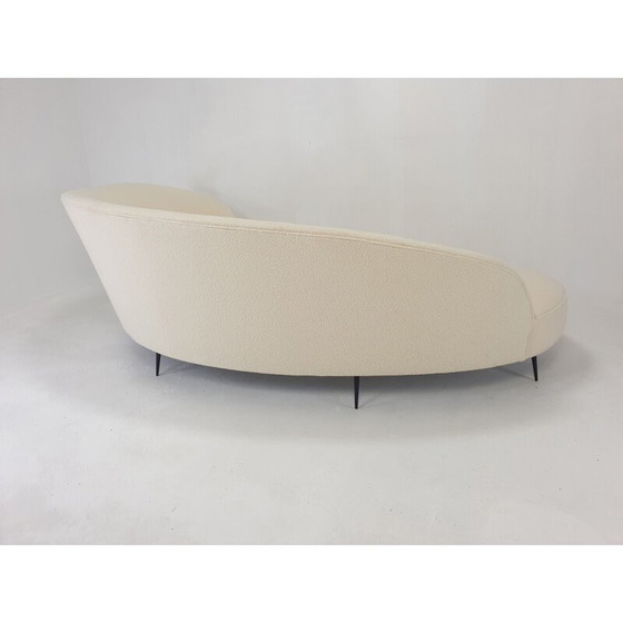 Image 1 of Vintage curved sofa by Federico Munari, Italy 1950s