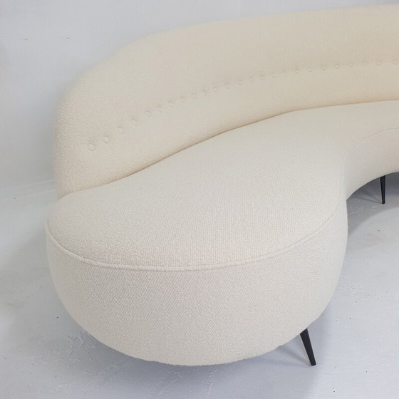 Image 1 of Vintage curved sofa by Federico Munari, Italy 1950s