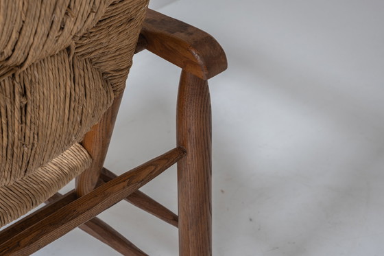 Image 1 of Rare paire de fauteuils modèle 'Chamrousse' par Charlotte Perriand pour Steph Simon, France 1940's.