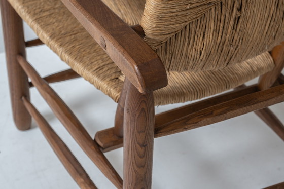 Image 1 of Rare paire de fauteuils modèle 'Chamrousse' par Charlotte Perriand pour Steph Simon, France 1940's.