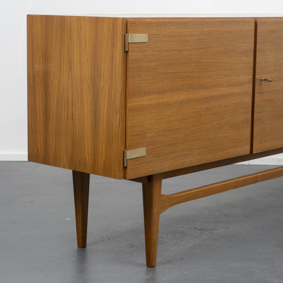 Image 1 of 60s sideboard, walnut, restored, 200cm