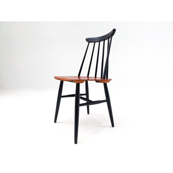 Image 1 of Set of 6 vintage "Fanett" chairs by Ilmari Tapiovaara for Edsby Verken, 1960