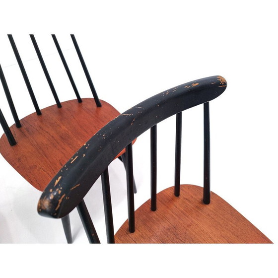 Image 1 of Set of 6 vintage "Fanett" chairs by Ilmari Tapiovaara for Edsby Verken, 1960