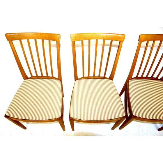 Image 1 of Set of 4 oakwood chairs by Carl Malmsten, Sweden 1970