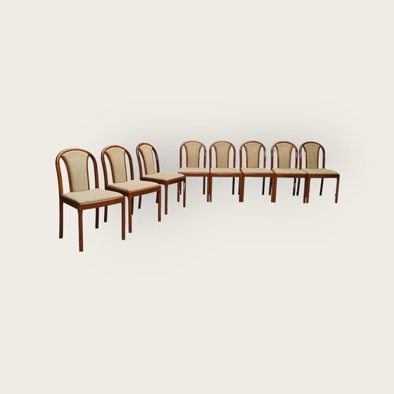 Image 1 of 8x Mid - Century dining table chairs