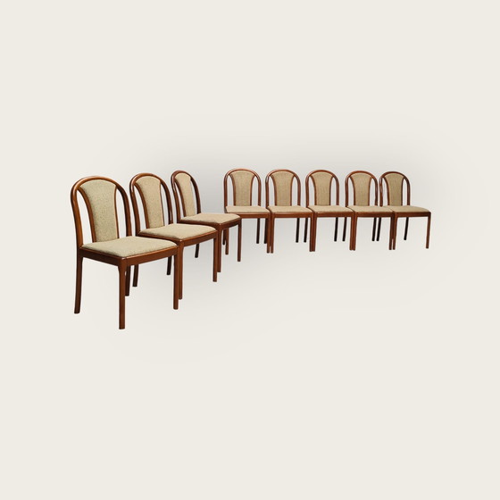 Image 1 of 8x Mid - Century dining table chairs