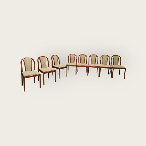 Image 1 of 8x Mid - Century dining table chairs