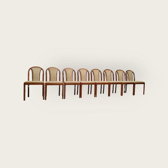 Image 1 of 8x Mid - Century dining table chairs