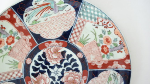 Assiette japonaise, porcelaine Imari