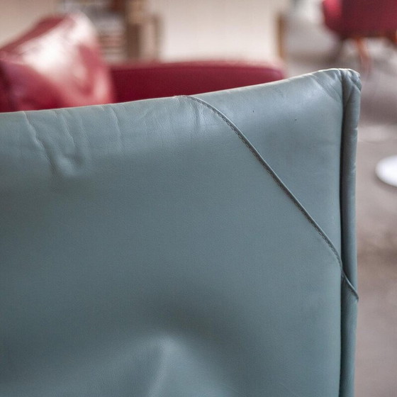 Image 1 of Vintage Flyer armchair in metal and leather by Pierre Mazairac and Karel Boonzaaijer for Young International, 1980