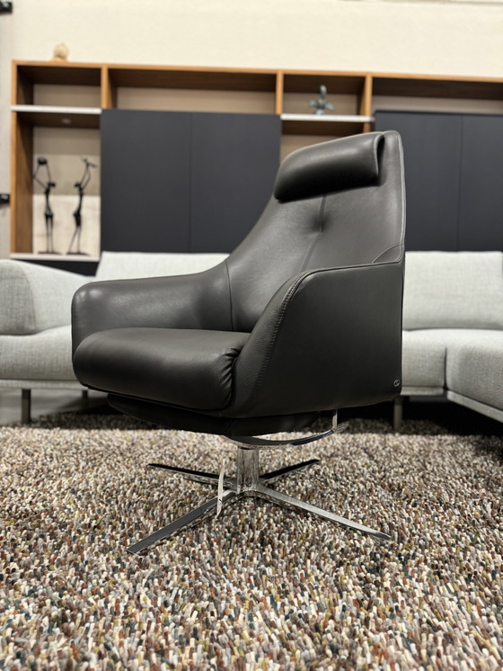 Image 1 of De Sede 277 / 11 Recliner Black Leather