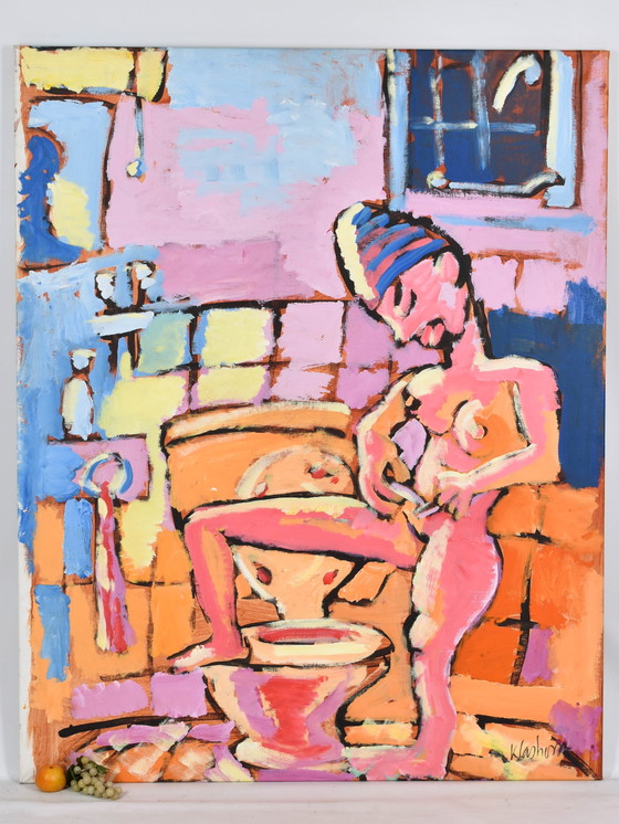 Image 1 of Peter Klashorst - The bathroom