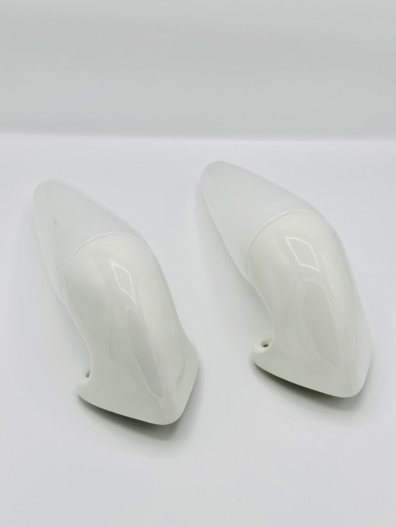 Image 1 of Swedish Mid - Century ceramics no. 6035 bathroom wall lamps by Sigvard Bernadotte for IFÖ, 1950s