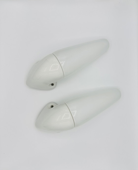 Image 1 of Swedish Mid - Century ceramics no. 6035 bathroom wall lamps by Sigvard Bernadotte for IFÖ, 1950s