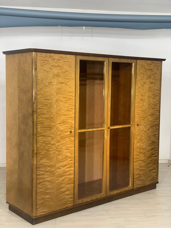Image 1 of Danish teak highboard cabinet living room cabinet vintage