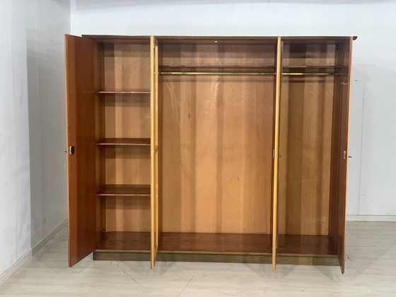 Image 1 of Danish teak highboard cabinet living room cabinet vintage