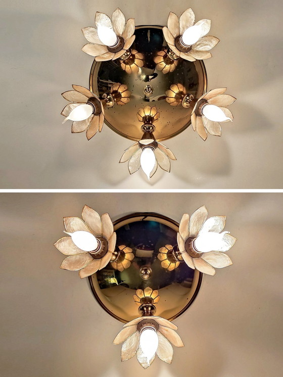 Image 1 of Ceiling Lamps Set S.A. Boulanger "Lotus"