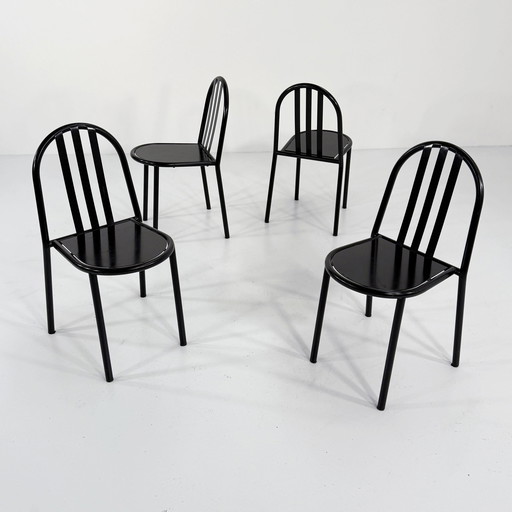 Set Of 4 No.222 Chairs By Robert Mallet-Stevens For Pallucco, 1980S