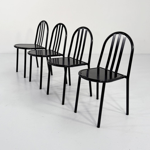 Set Of 4 No.222 Chairs By Robert Mallet-Stevens For Pallucco, 1980S