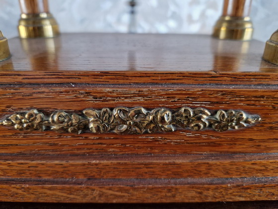 Image 1 of Antique Porch Pendulum/Column Clock, 1900