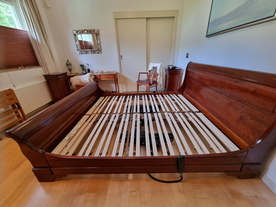 Image 1 of Morpheus Cherry 2 Person Sleigh Bed