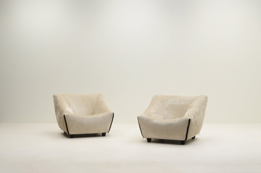 Very Rare Set Nuvola Chairs By Gerard Van De Berg For Artifort, 1990S The Netherlands.