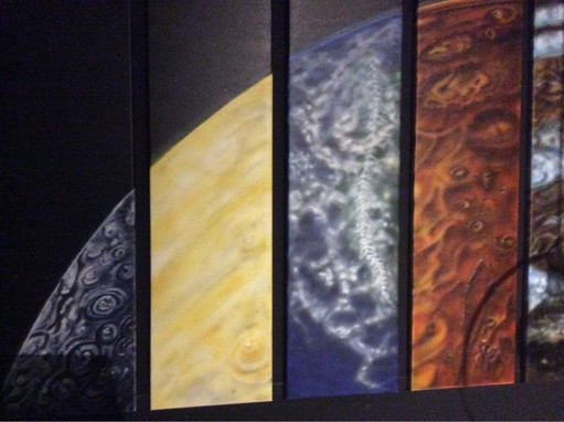 solar system – Merk onbekend, wanddecoratie, Textile, Modern (photo 2 of 6)