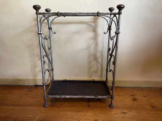 Image 1 of Art Nouveau Umbrella Stand French Vintage