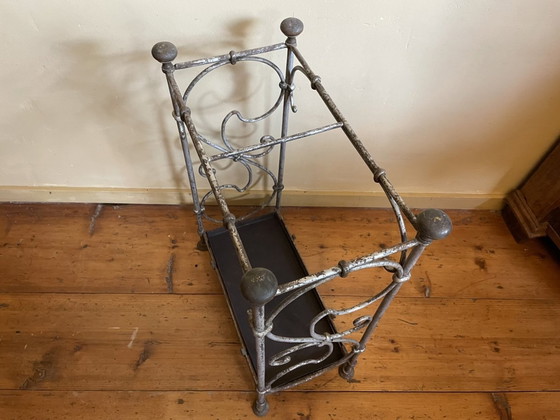 Image 1 of Art Nouveau Umbrella Stand French Vintage