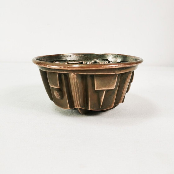 Image 1 of Vintage Art Deco copper cake box, Germany 1920