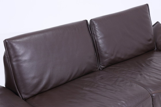 Image 1 of Koinor Designer Sofa - Leather Couch Koinor Vanda C 2,5 - 3 Seater Dark Brown