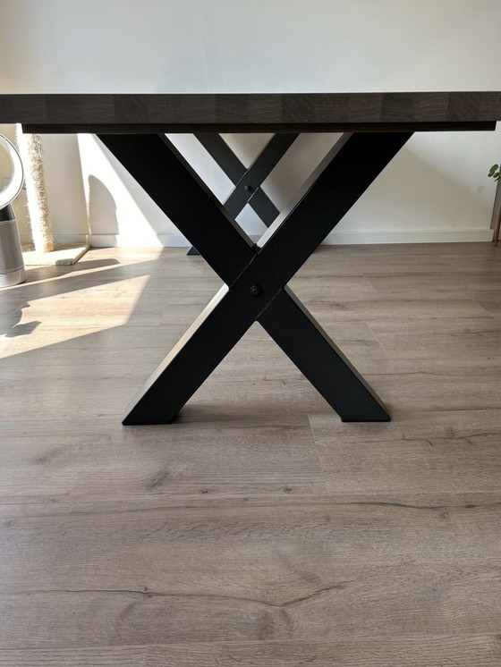 Image 1 of Design X-leg dining table