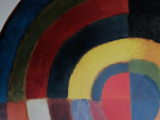 Image 1 of Robert Delaunay: "Primo disco, 1912". Litografia offset di grande formato.