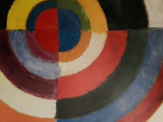 Image 1 of Robert Delaunay: "Primo disco, 1912". Litografia offset di grande formato.