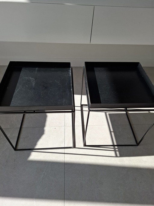 Hay Tray Table Coffee Table Black Small