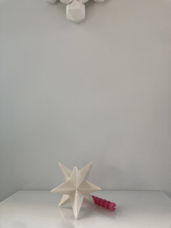 Image 1 of Unique Three-Dimensional Star Candlestick