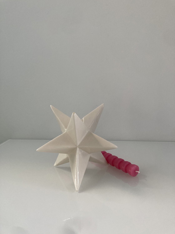 Image 1 of Unique Three-Dimensional Star Candlestick