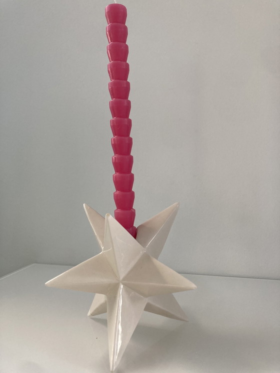 Image 1 of Unique Three-Dimensional Star Candlestick