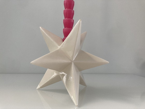 Image 1 of Unique Three-Dimensional Star Candlestick