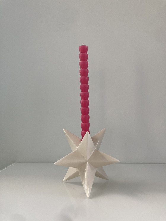 Image 1 of Unique Three-Dimensional Star Candlestick