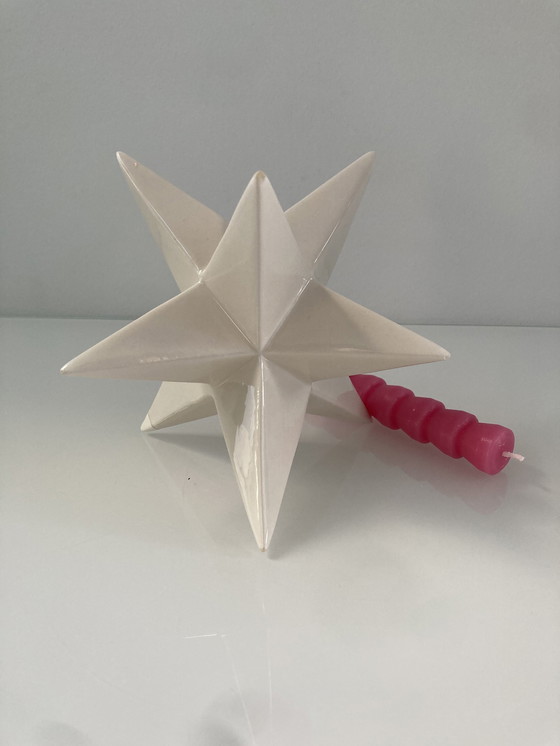 Image 1 of Unique Three-Dimensional Star Candlestick