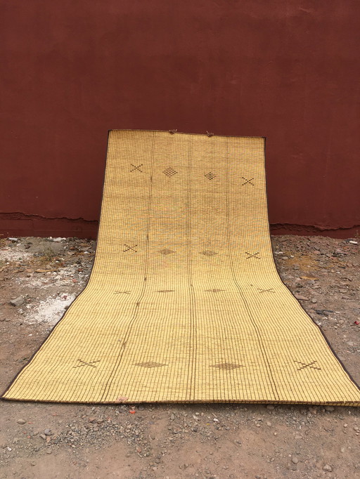 Mauritanian mat Touareg carpet 4.34 X 2.25 M