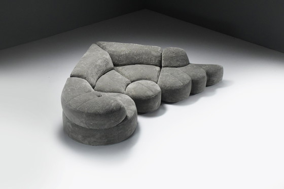 Image 1 of Ultra Rare Paysage - Landscape Sofa By Hans Hopfer For Roche Bobois France 1978