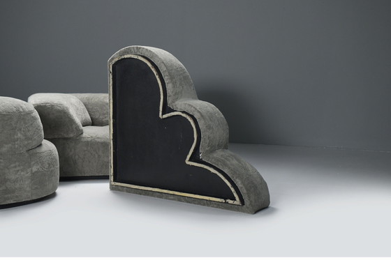 Image 1 of Ultra Rare Paysage - Landscape Sofa By Hans Hopfer For Roche Bobois France 1978