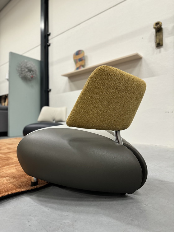 Image 1 of Sillón Leolux Pallone Verde Gris Amarillo