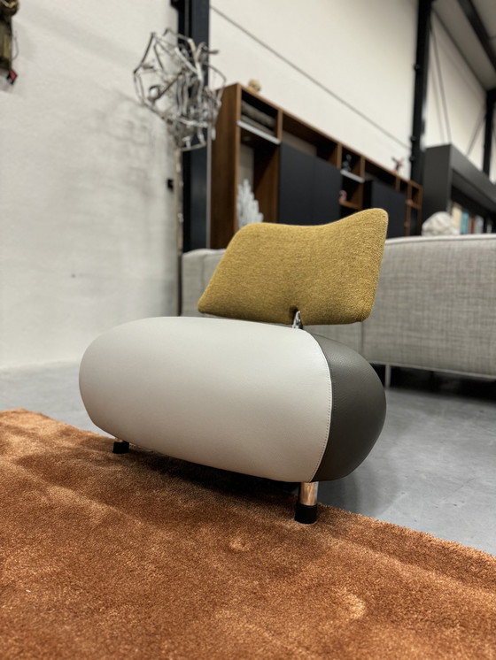 Image 1 of Sillón Leolux Pallone Verde Gris Amarillo