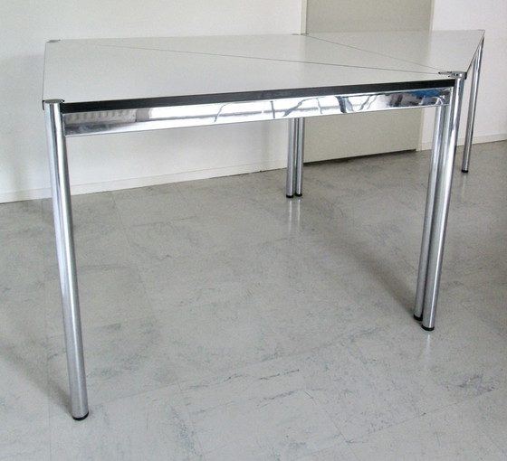 Image 1 of 3x Table triangulaire vintage
