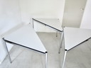 3x Vintage triangular table